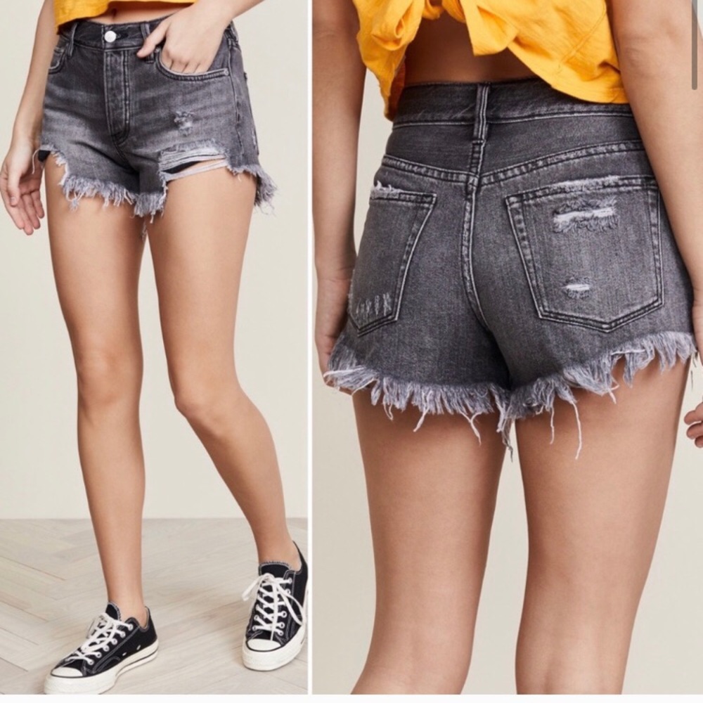 Free people distressed shorts